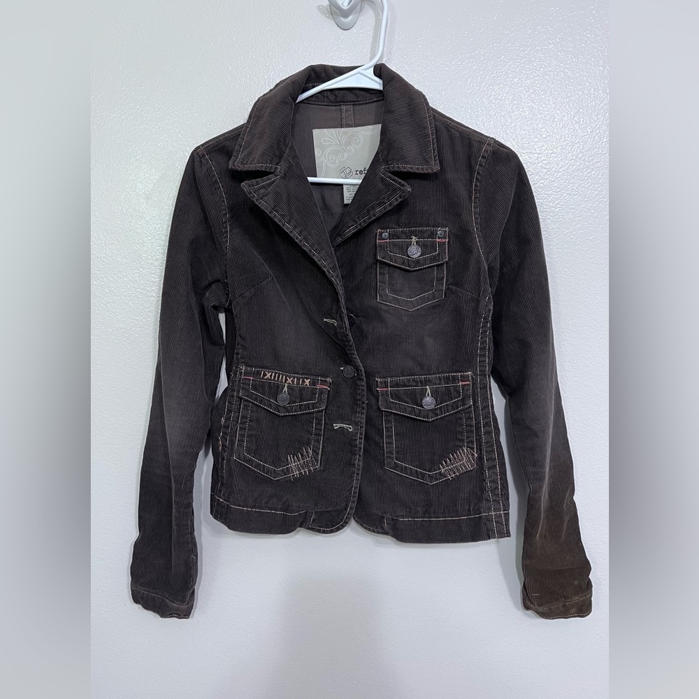Cute corduroy brown jacket!